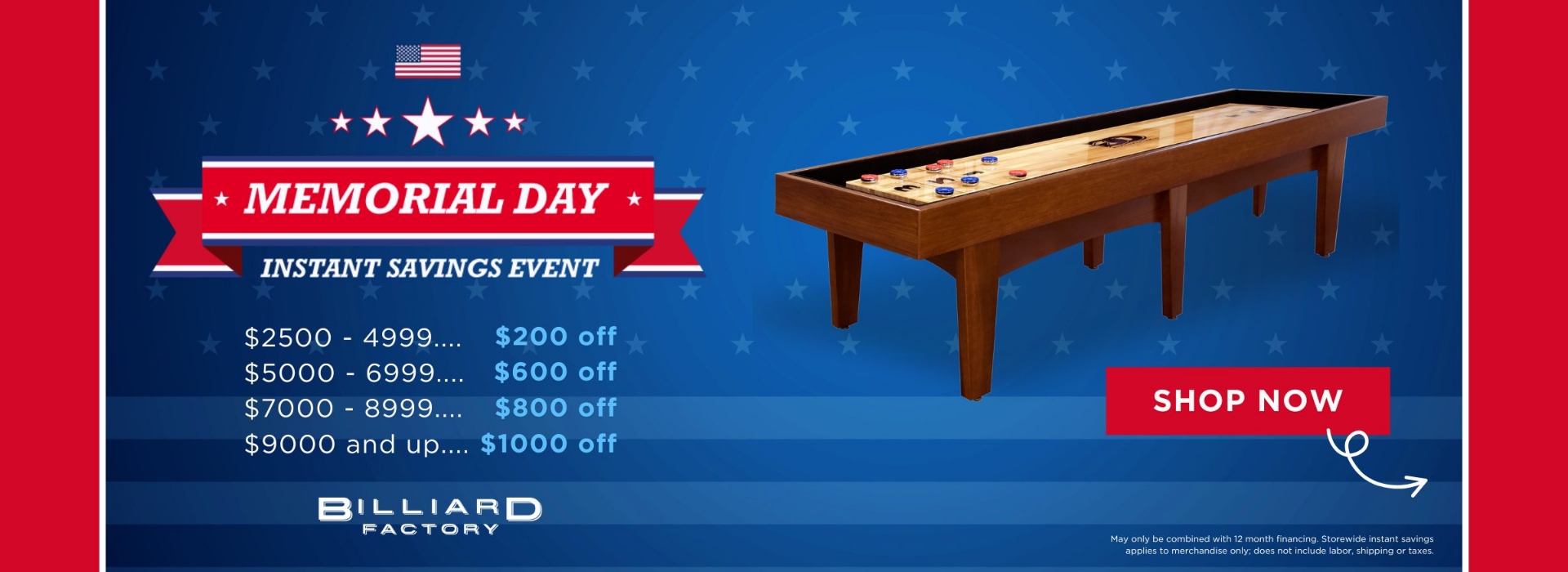 Memorial Day Instant Savings up to $1000